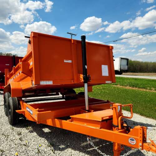 2025 Sure-Trac 82 INCH X 12 HD LOW PROFILE DUMP TRAILER TELESCOPIC