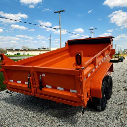 2025 Sure-Trac 82 INCH X 12 HD LOW PROFILE DUMP TRAILER TELESCOPIC