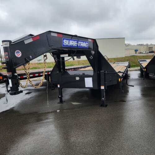2025 Sure-Trac 8.5X25+5 HEAVY DUTY LOW PROFILE GOOSENECK TRAILER BEAVERTAIL DECKOVER