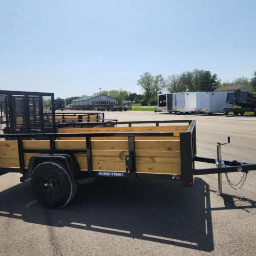 2026 Sure-Trac 6X10 TUBE TOP THREE BOARD UTILITY TRAILER IDLER