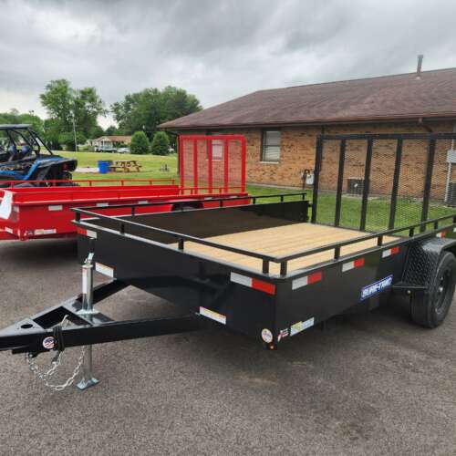 2025 Sure-Trac 7X12 STEEL HIGH SIDE  UTILITY TRAILER IDLER