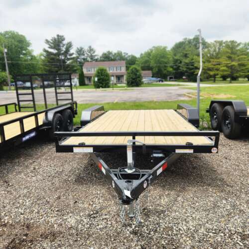 2025 Sure-Trac 7X16 (14+2) C-CHANNEL CAR HAULER 7K BLACK