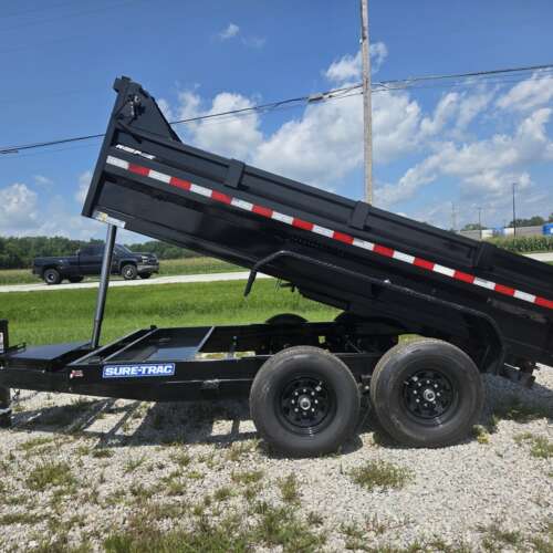 2026 Sure-Trac 7X12 LOW PROFILE TELESCOPIC DUMP