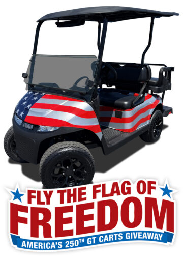 Painted cart logo